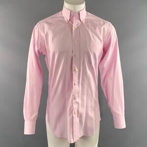 HAMILTON Size M Pink White Heather Button Down Long Sleeve Shirt